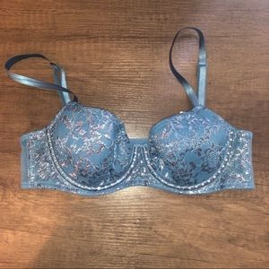 Victoria’s Secret Blue Balconet Bra 34A NWT!